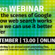 #fwsd23 Webinar Behind the scenes of Google & Co: How web search works and how we can use it better and safer 29 September | 14.30 | online #FreeWebSearch Day is an annual event promoting free, open and transparent internet search. www.freewebsearch.org